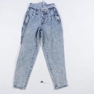 90s Streetwear Womens Size 3 Acid Wash Mom Jeans
